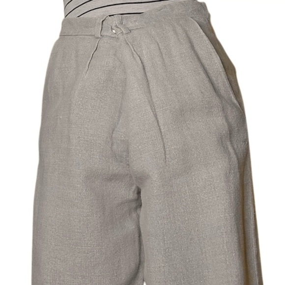 CHLOE Linen Pants Wide Leg Women’s Size S Small (T34) - Picture 4 of 13